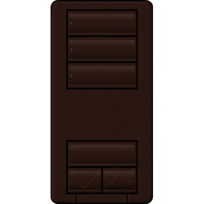 Lutron RA3 3-Button Favorite Scene with Raise/Lower | RRD-HN3S-XX