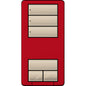 Lutron RA3 3-Button Favorite Scene with Raise/Lower | RRD-HN3S-XX