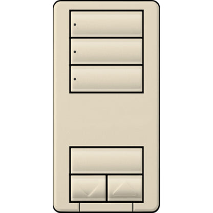 Lutron RA3 3-Button Favorite Scene with Raise/Lower | RRD-HN3S-XX