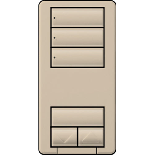 Lutron RA3 3-Button Favorite Scene with Raise/Lower | RRD-HN3S-XX