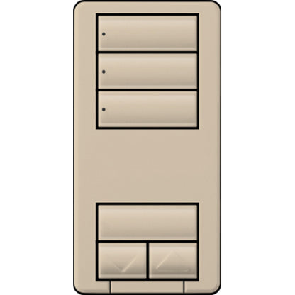Lutron RA3 3-Button Favorite Scene with Raise/Lower | RRD-HN3S-XX