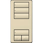 Lutron RadioRA 2 Wall-mount Designer Keypads (3 Scene with Raise/Lower Keypad) | RRD-W3S-XX