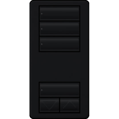 Lutron RadioRA 2 Wall-mount Designer Keypads (3 Scene with Raise/Lower Keypad) | RRD-W3S-XX
