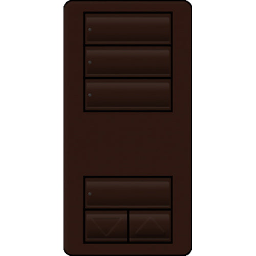 Lutron RadioRA 2 Wall-mount Designer Keypads (3 Scene with Raise/Lower Keypad) | RRD-W3S-XX