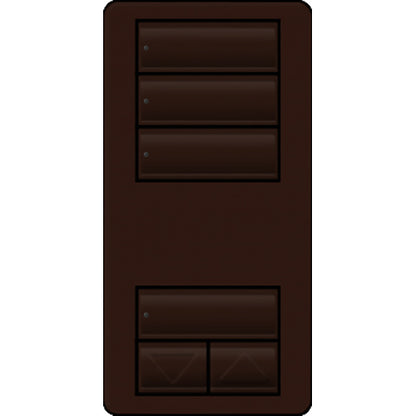Lutron RadioRA 2 Wall-mount Designer Keypads (3 Scene with Raise/Lower Keypad) | RRD-W3S-XX