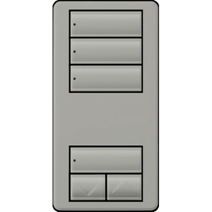 Lutron RadioRA 2 Wall-mount Designer Keypads (3 Scene with Raise/Lower Keypad) | RRD-W3S-XX