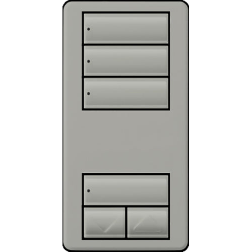 Lutron RadioRA 2 Wall-mount Designer Keypads (3 Scene with Raise/Lower Keypad) | RRD-W3S-XX