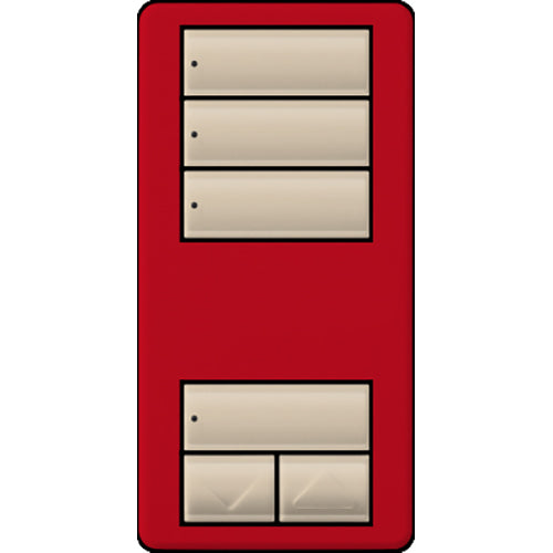 Lutron RadioRA 2 Wall-mount Designer Keypads (3 Scene with Raise/Lower Keypad) | RRD-W3S-XX