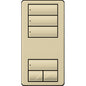 Lutron RadioRA 2 Wall-mount Designer Keypads (3 Scene with Raise/Lower Keypad) | RRD-W3S-XX