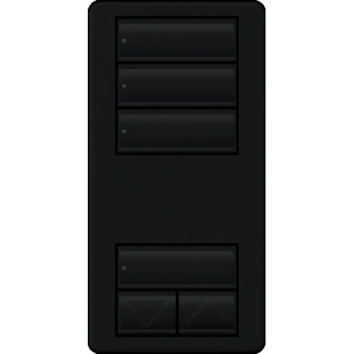 Lutron RadioRA 2 Wall-mount Designer Keypads (3 Scene with Raise/Lower Keypad) | RRD-W3S-XX