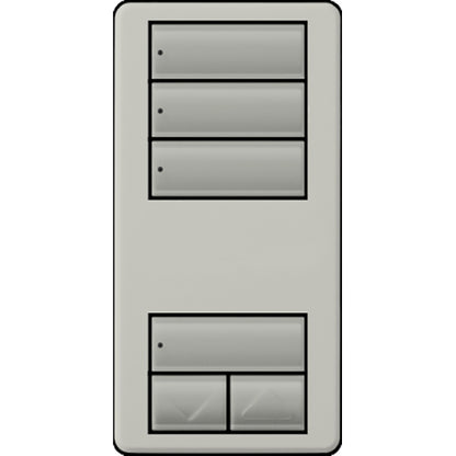 Lutron RadioRA 2 Wall-mount Designer Keypads (3 Scene with Raise/Lower Keypad) | RRD-W3S-XX