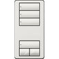 Lutron RadioRA 2 Wall-mount Designer Keypads (3 Scene with Raise/Lower Keypad) | RRD-W3S-XX