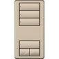 Lutron RadioRA 2 Wall-mount Designer Keypads (3 Scene with Raise/Lower Keypad) | RRD-W3S-XX