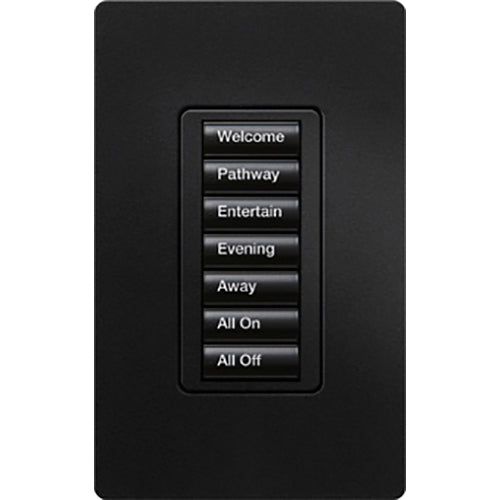 Lutron RadioRA 2 Wall-mount Designer Keypads (7-button keypad) | RRD-W7B-XX