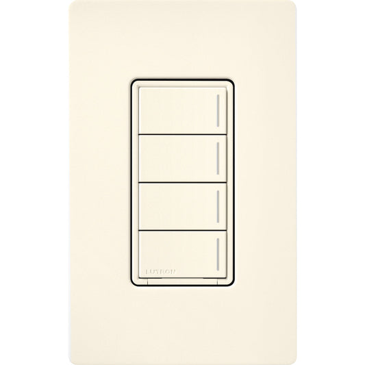 Lutron Sunnata RF Hybrid Keypads 4-Button | RRST-HN4B-XX