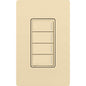 Lutron Sunnata RF Hybrid Keypads 4-Button | RRST-HN4B-XX