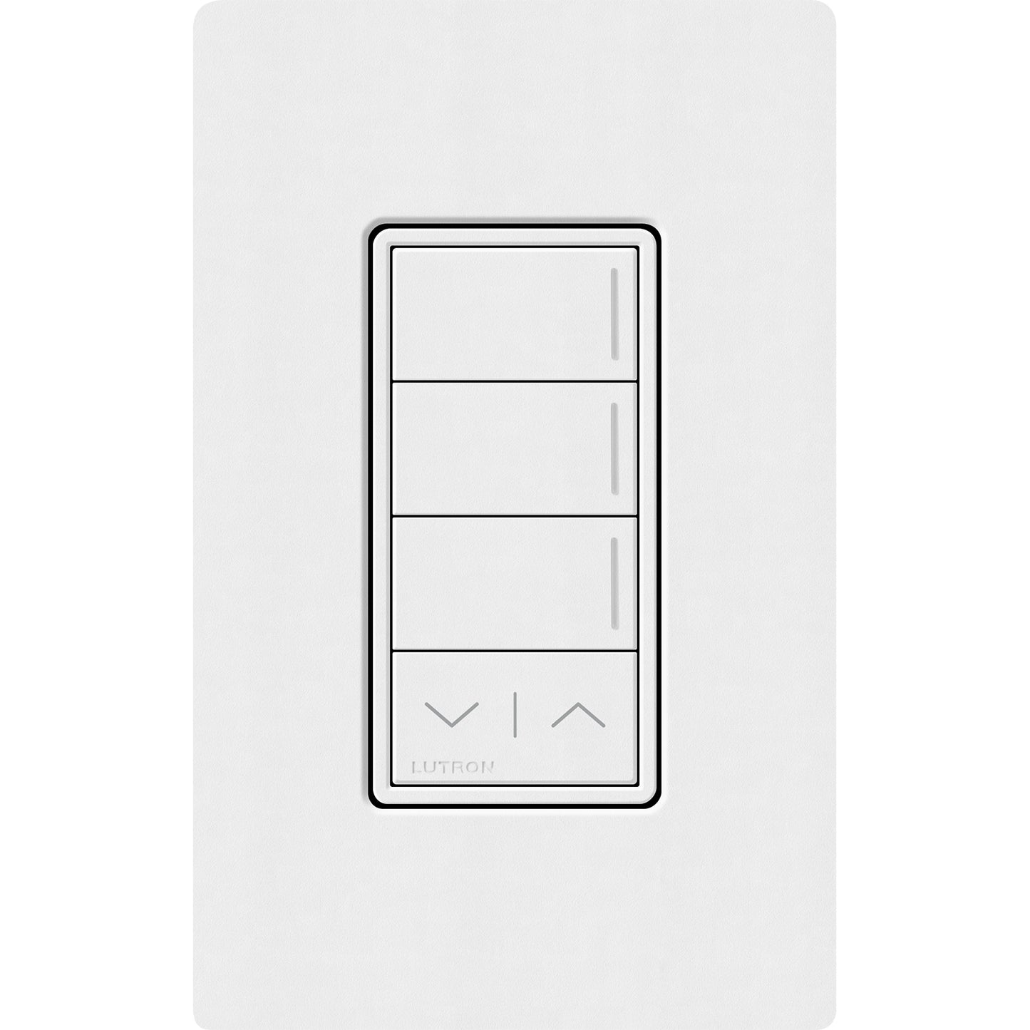 Lutron RadioRA3 3-Button Sunnata Keypad with Raise/Lower | RRST-W3RL-XX