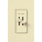 Lutron Skylark Dual Dimmer & 3-Speed Fan Control - 300W Inc/Hal 1.5A Fan | S2-LFSQH
