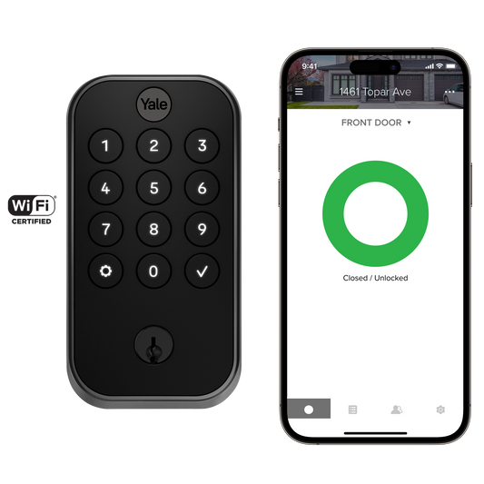 Marketing image of the Yale Pro 2 Keypad Deadbolt – Wi-Fi | YRD614-WF1