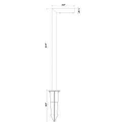 "L" Top Path Light | SAL300