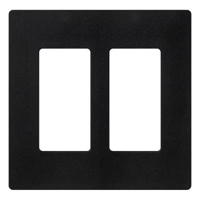 Claro 2 Gang Wall Plate for Decorator-Style Dimmers, Switches, and Outlets, Satin Finish | SC-2-MN