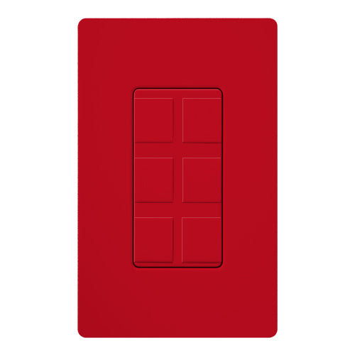 Lutron Field Customizable 6-Port Frame - Satin Color | SC-6PF-XX