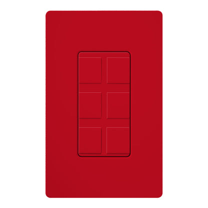 Lutron Field Customizable 6-Port Frame - Satin Color | SC-6PF-XX