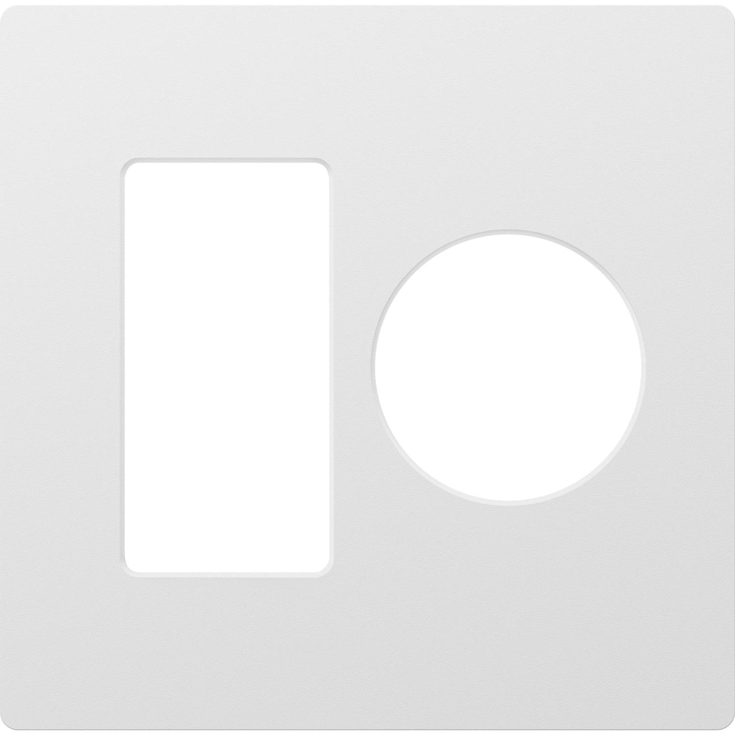 Product Display Visual of the SKU: SC-XN-SW for Marketing of theLutron Claro Josh.ai Ready Wall Plate | SC-XN