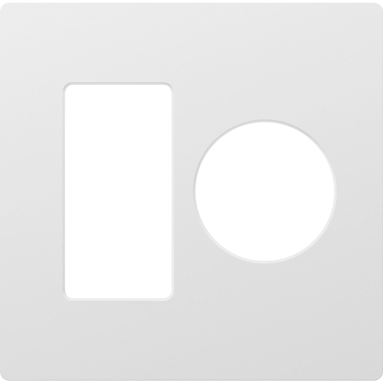 Product Display Visual of the SKU: SC-XN-SW for Marketing of theLutron Claro Josh.ai Ready Wall Plate | SC-XN