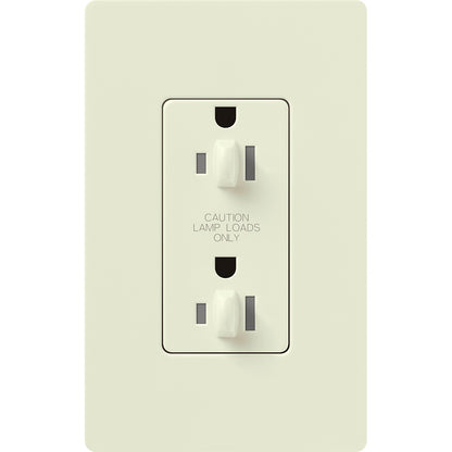 Lutron Dual Dimming Tamper-Resistant Receptacles - Satin Color 15A 120/125V | SCR-15-DDTR-XX