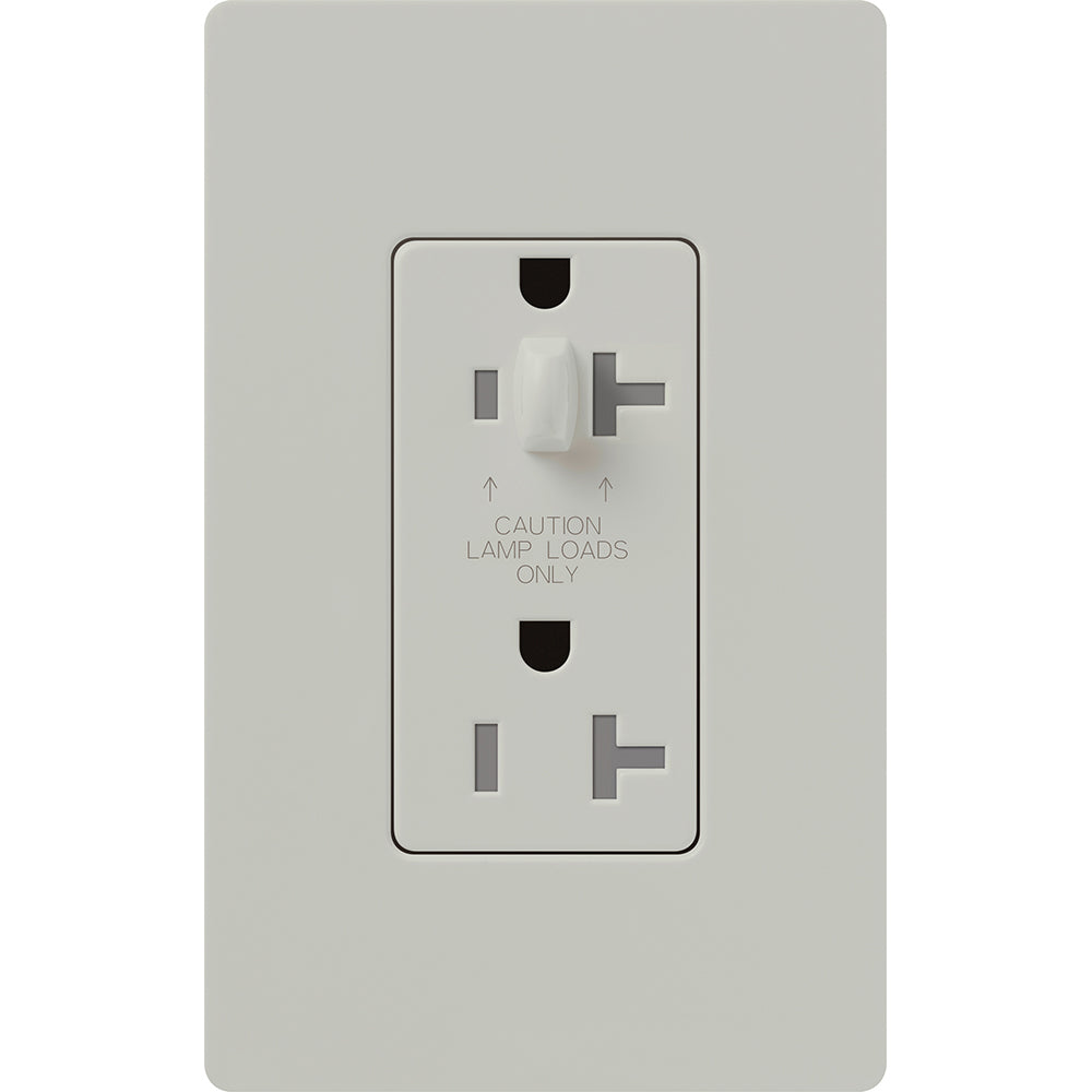 Lutron Half Dimming Tamper-Resistant Receptacles - Satin Color 15A 120/125V | SCR-15-HDTR-XX