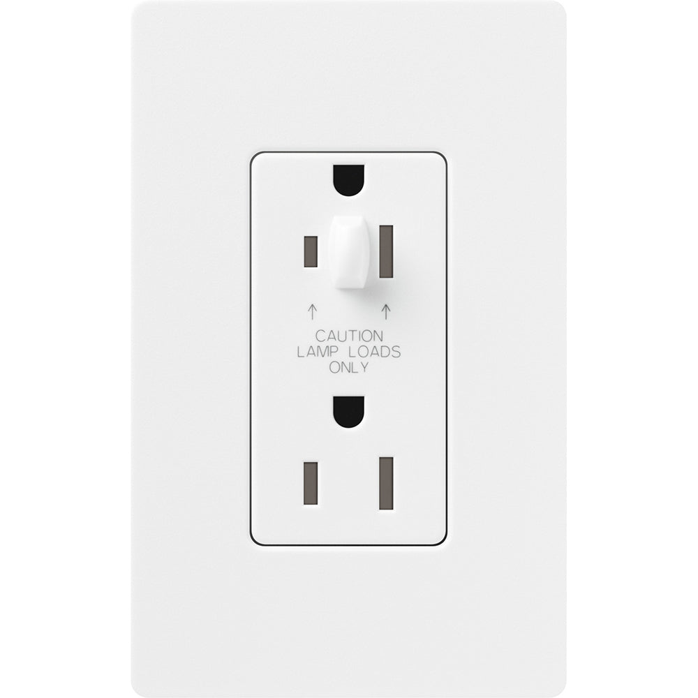 Lutron Half Dimming Tamper-Resistant Receptacles - Satin Color 15A 120/125V | SCR-15-HDTR-XX