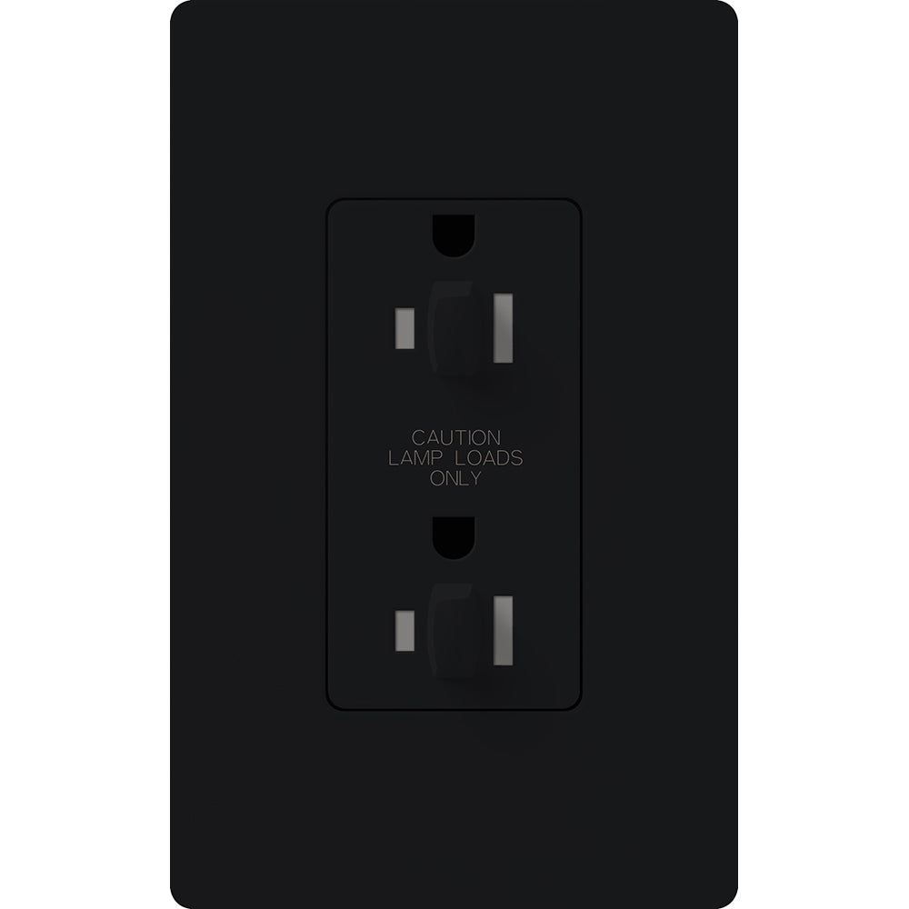 Lutron Dual Dimming Tamper-Resistant Receptacles - Satin Color 20A 120/125V | SCR-20-DDTR-XX
