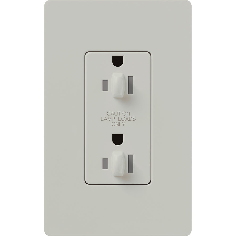 Lutron Dual Dimming Tamper-Resistant Receptacles - Satin Color 20A 120/125V | SCR-20-DDTR-XX