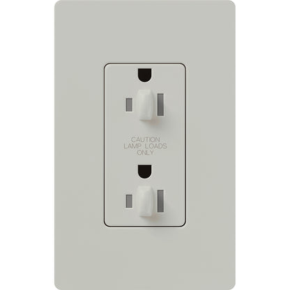 Lutron Dual Dimming Tamper-Resistant Receptacles - Satin Color 20A 120/125V | SCR-20-DDTR-XX