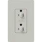 Lutron Dual Dimming Tamper-Resistant Receptacles - Satin Color 20A 120/125V | SCR-20-DDTR-XX
