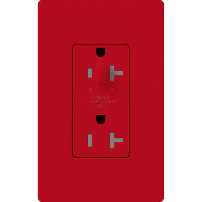Lutron Half Dimming Tamper-Resistant Receptacles - Satin Color 20A 120/125V | SCR-20-HDTR-XX