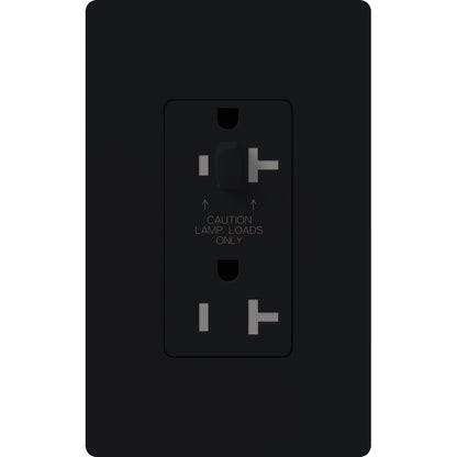 Lutron Half Dimming Tamper-Resistant Receptacles - Satin Color 20A 120/125V | SCR-20-HDTR-XX