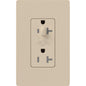 Lutron Half Dimming Tamper-Resistant Receptacles - Satin Color 20A 120/125V | SCR-20-HDTR-XX