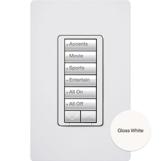 Lutron RadioRA 2 CL Hybrid Keypads | RRD-HN6BRL-XX
