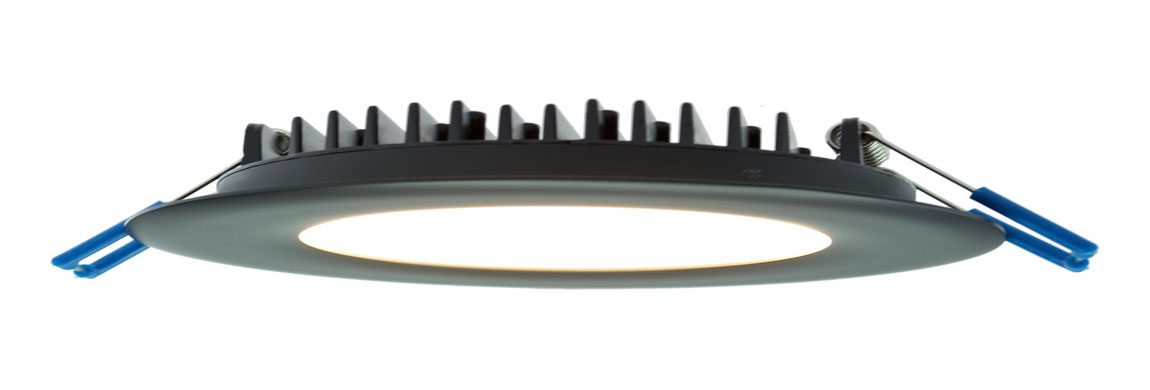 Product Display Visual of the SKU: LY41RCD/30K/WH for Marketing of theLotus EOL - 4" Slim Round / Square Original Series 12W 120V 110° CRI 80 Type IC Air-Tight Energy Star | LY41RCD/30K/WH