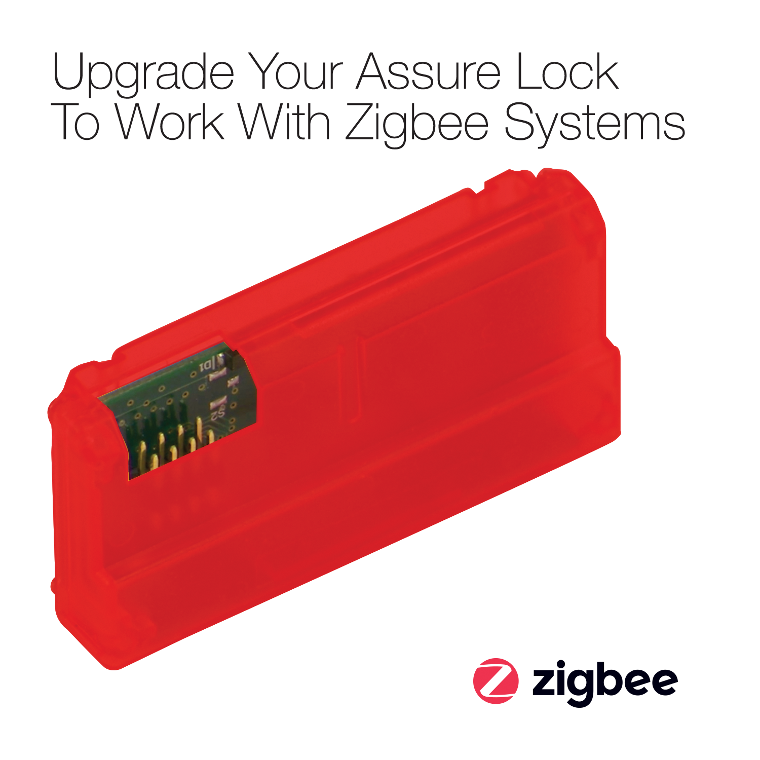Marketing image of the Yale Assure Smart Lock Module – Zigbee | AYR202-ZB