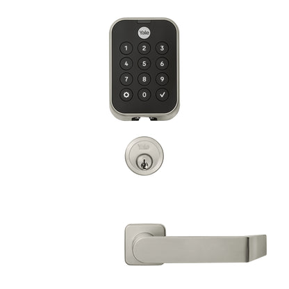 Yale Pro 2 Mortise Deadbolt Lock - Keypad - Keyed - Wi-Fi | YMM614-WF1-DB - Satin Chrome