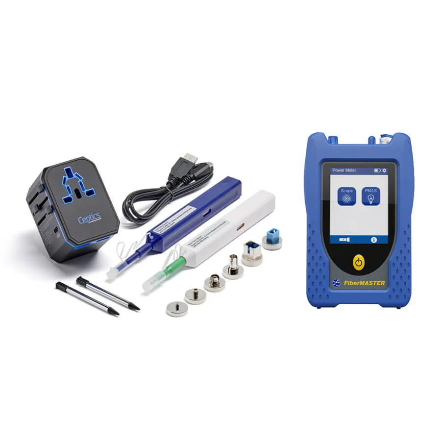 ST-R240PMIV SimplyTEST FiberMASTER MM/SM Optical Power Meter | Canada | SimplyControlled.ca