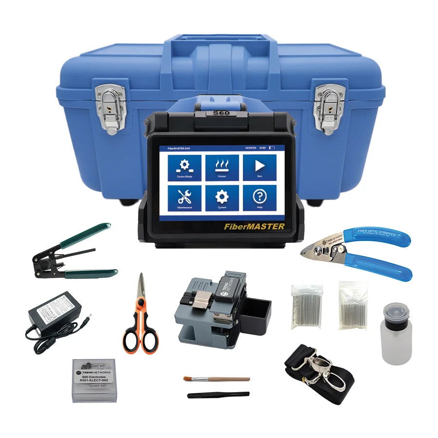 ST-R301S60K SimplyTEST FiberMASTER S60 Active Core Fusion Splicer Kit | Canada | SimplyControlled.ca