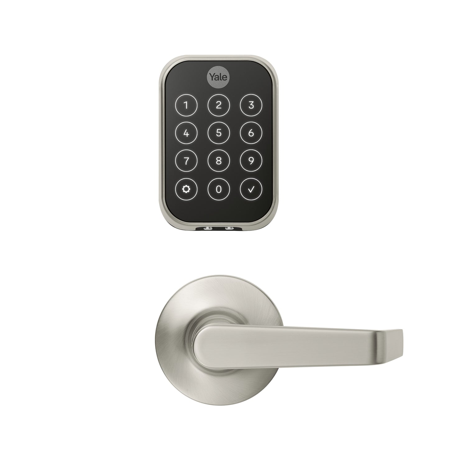 Yale Pro 2 Interconnected Lock - Touchscreen - Key-Free - Bluetooth | YMC654-BLE - Satin Nickel
