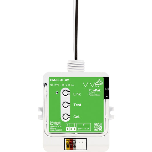 Lutron Vive PowPak Wired Daylight Transmitter Package, 120/277V | RMJS DT DV-PKG