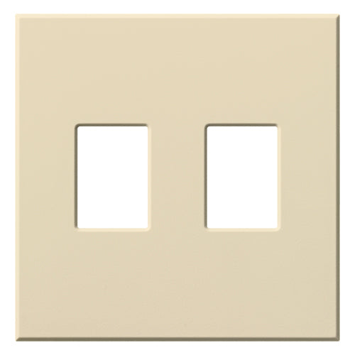 Lutron Vareo 2-Gang Architectural Wall Plate For Nova T Dimmers and Switches | VWP-2