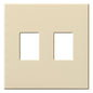 Lutron Vareo 2-Gang Architectural Wall Plate For Nova T Dimmers and Switches | VWP-2