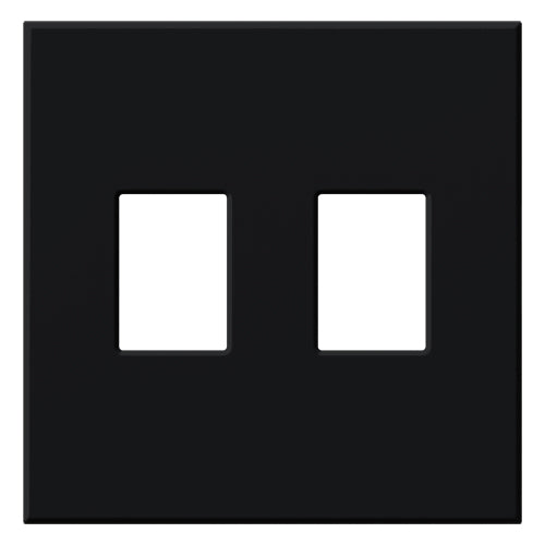 Lutron Vareo 2-Gang Architectural Wall Plate For Nova T Dimmers and Switches | VWP-2